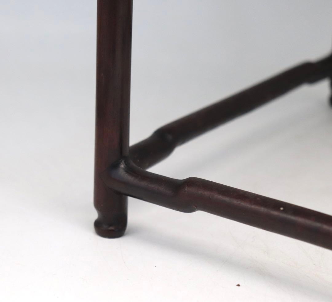 紅木　花台　したん　唐木　茶道具　送料込み1020