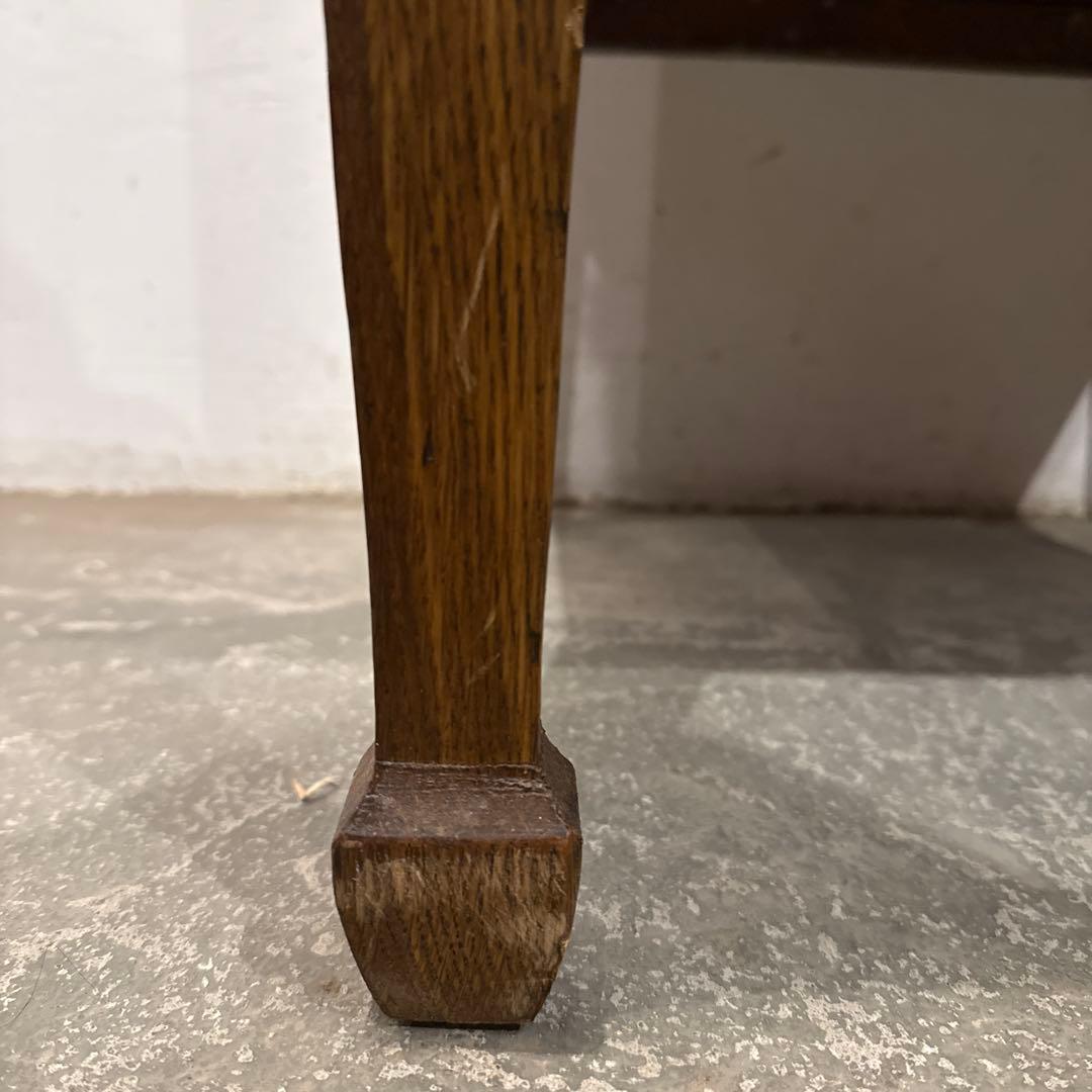 ヴィンテージ　木製サイドテーブル　3段引き出し付き