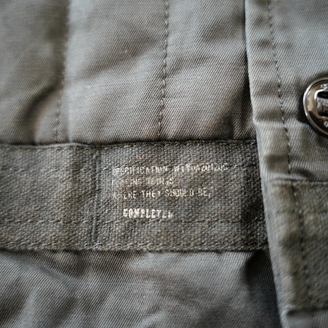 【美品】WTAPS　ダブルタップス　リネン混ミリタリーベスト　ブラック