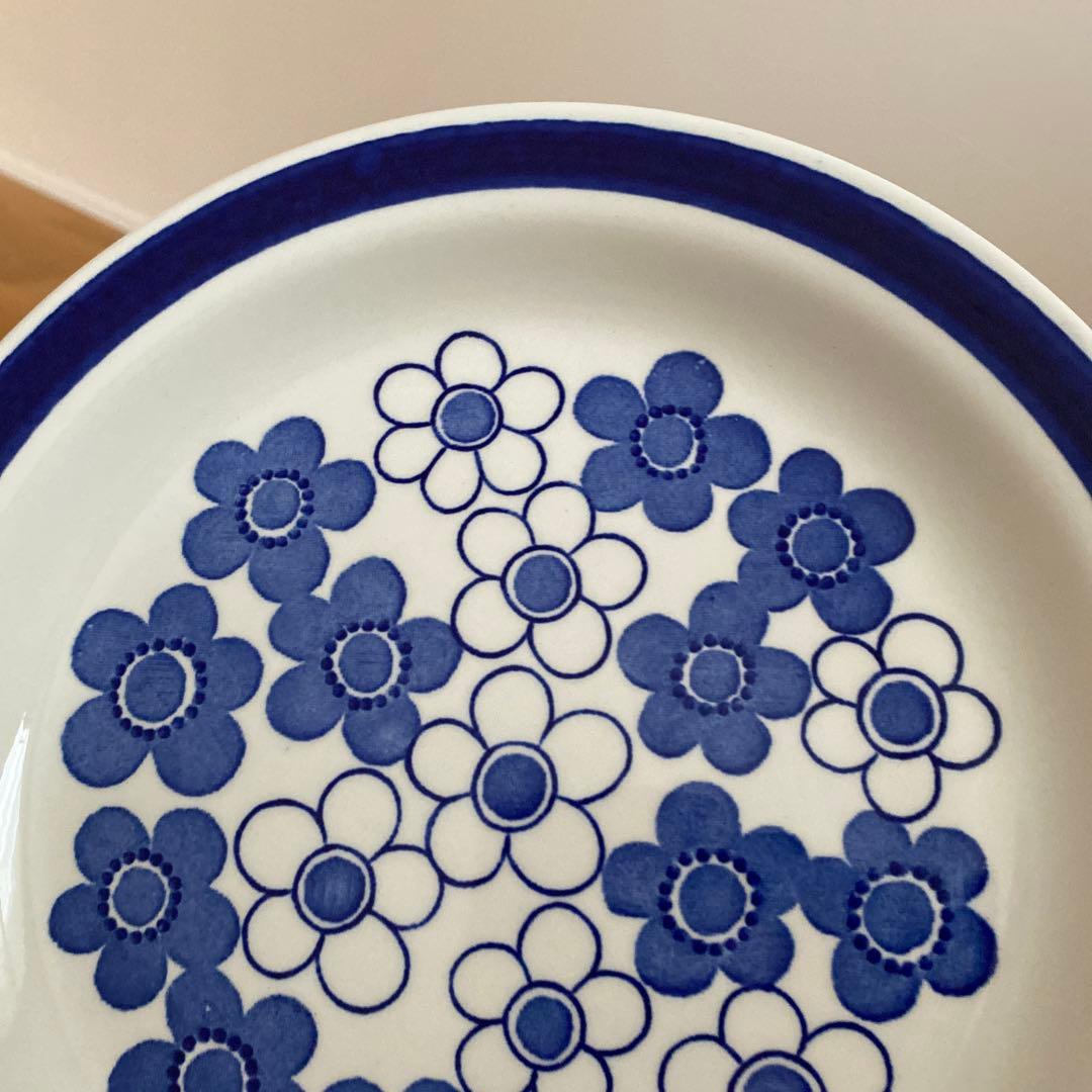 ①ロールストランド 希少　アネモン プレート 24cm 2枚セット