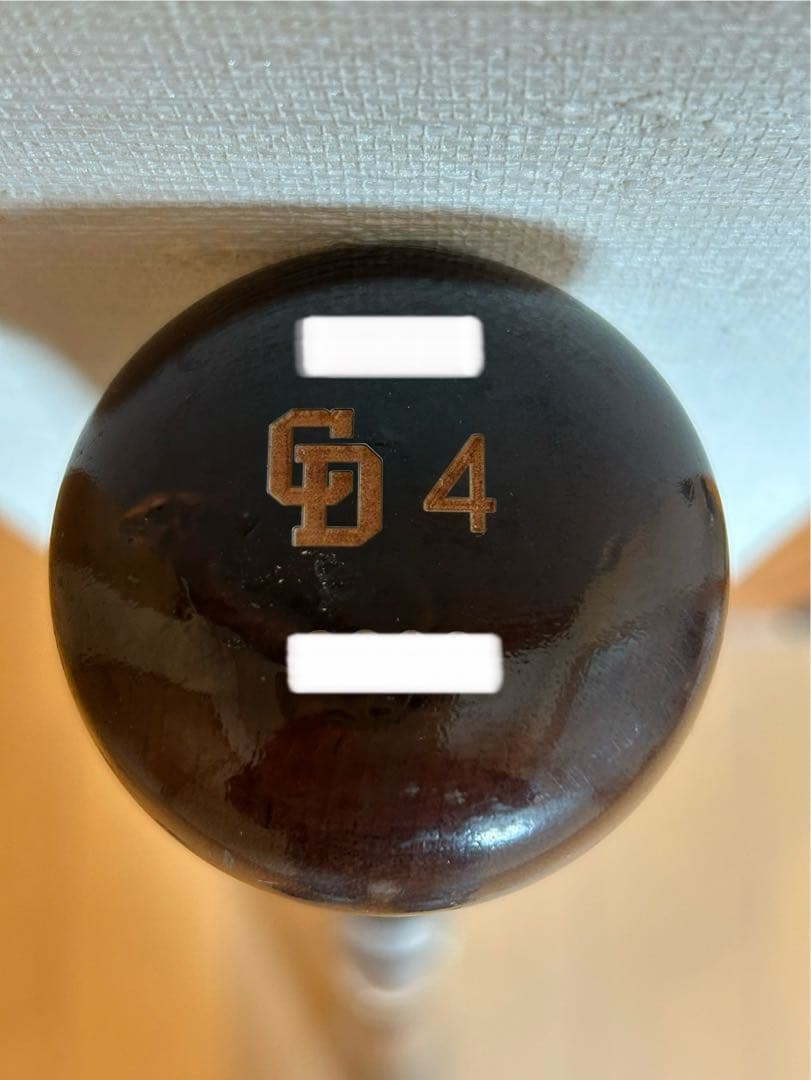 中日ドラゴンズ #4 鵜飼航丞 選手 実使用 NPBバット