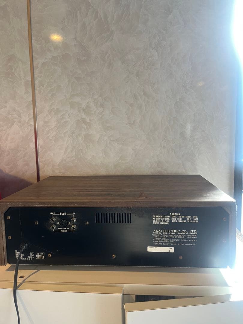 AKAI ステレオカセットデッキ　GXC-710D
