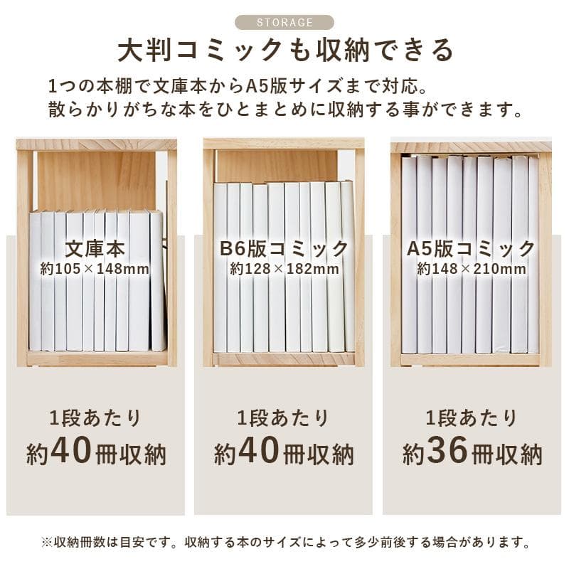 【新品】天然木　360度回転式本棚/ブックシェルフ 省スペース 大容量 DIY可