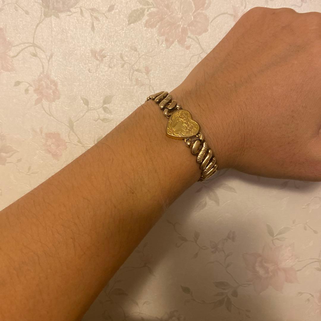 【貴重】USヴィンテージ スイートハートブレスレット④