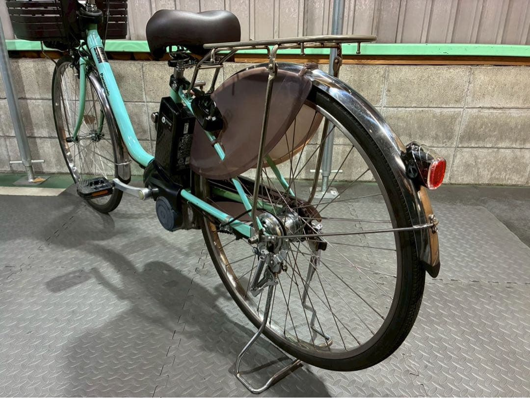 №8500電動自転車 パナソニック ビビDX 26インチ バッテリー大容量！