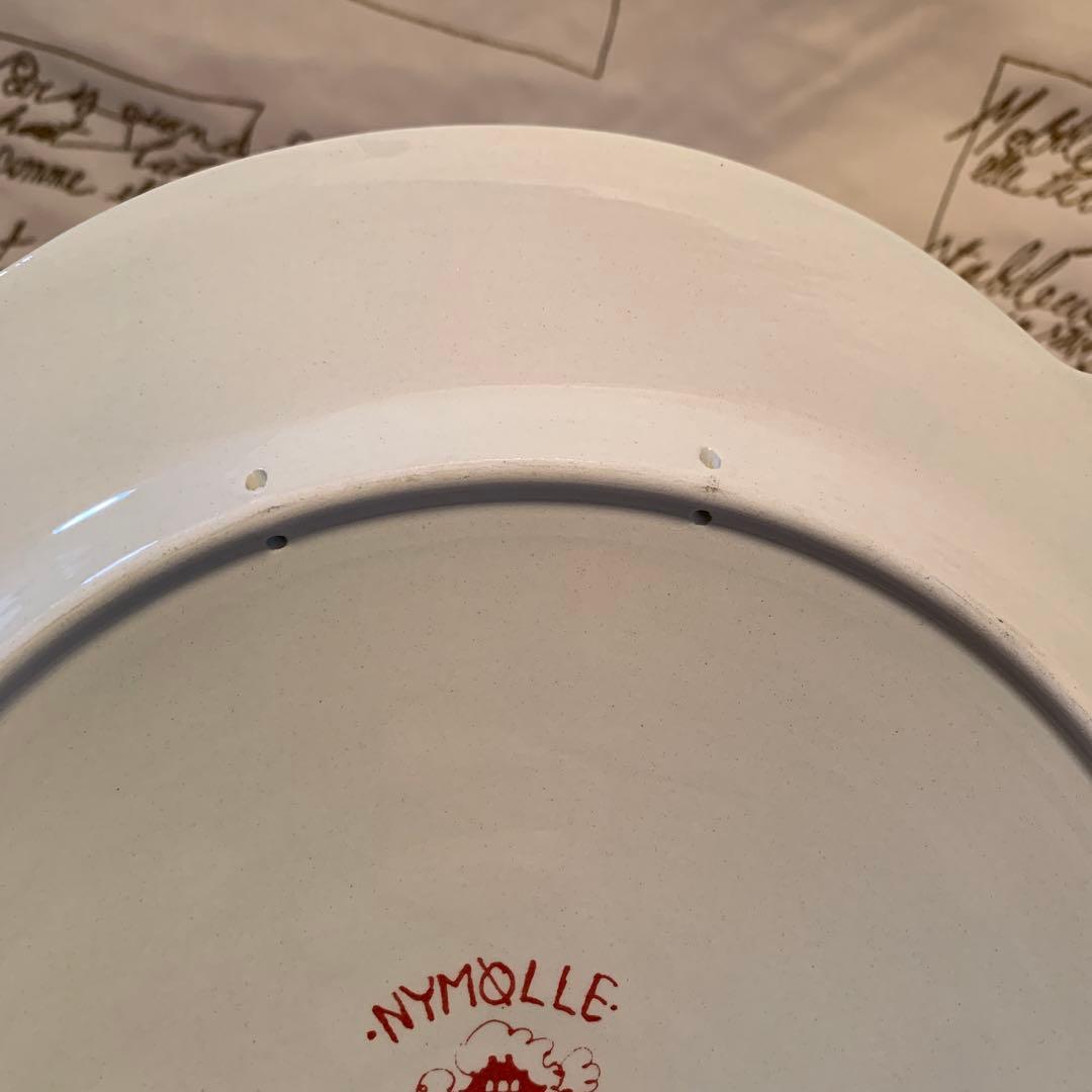 ビヨンヴィンブラッド　ビンテージ・ニモール窯の題名エルミタージュのレアな絵皿！