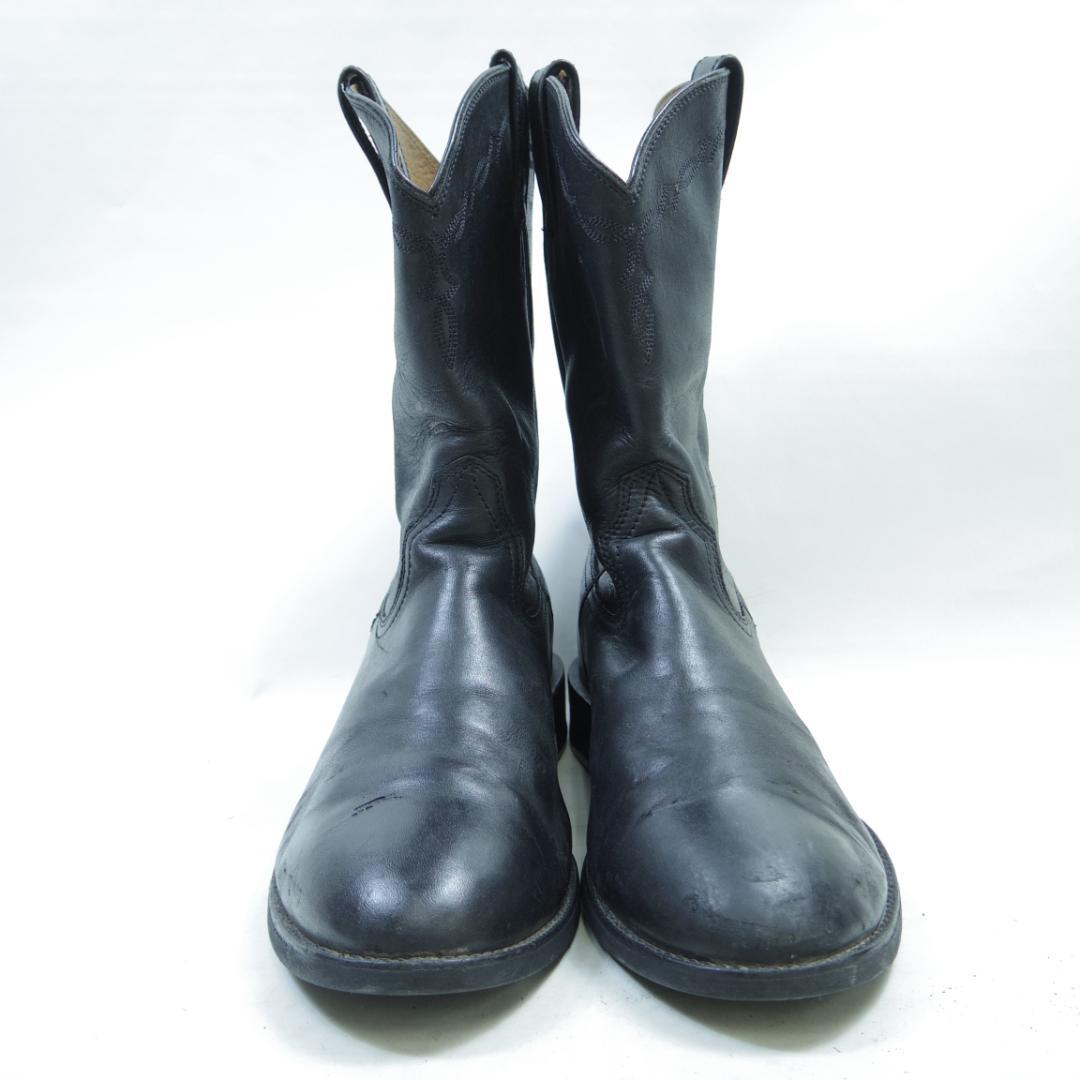 28cm ARIAT アリアット　ウエスタンブーツ　ブラック　P4170