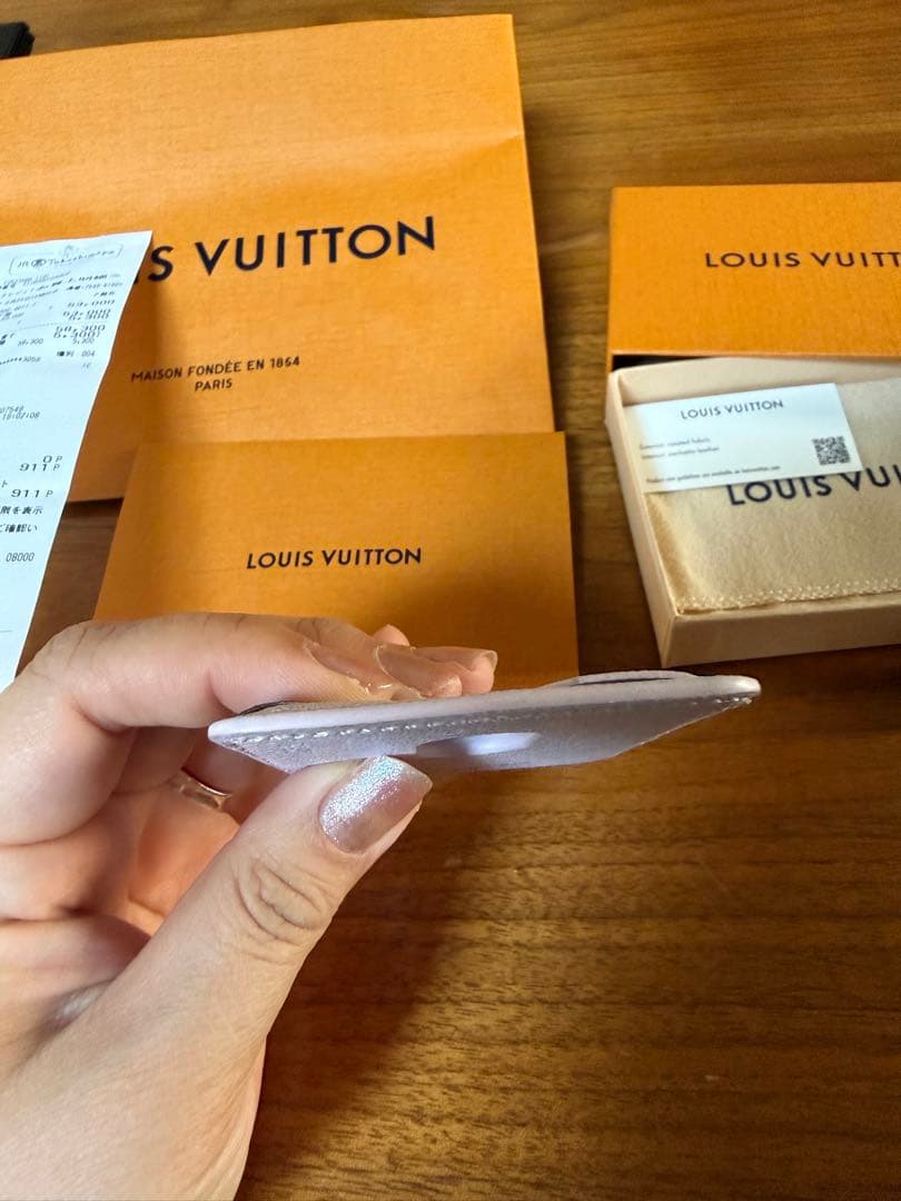 LouisVuitton ルイヴィトン　カードケース　magsafe ライラック