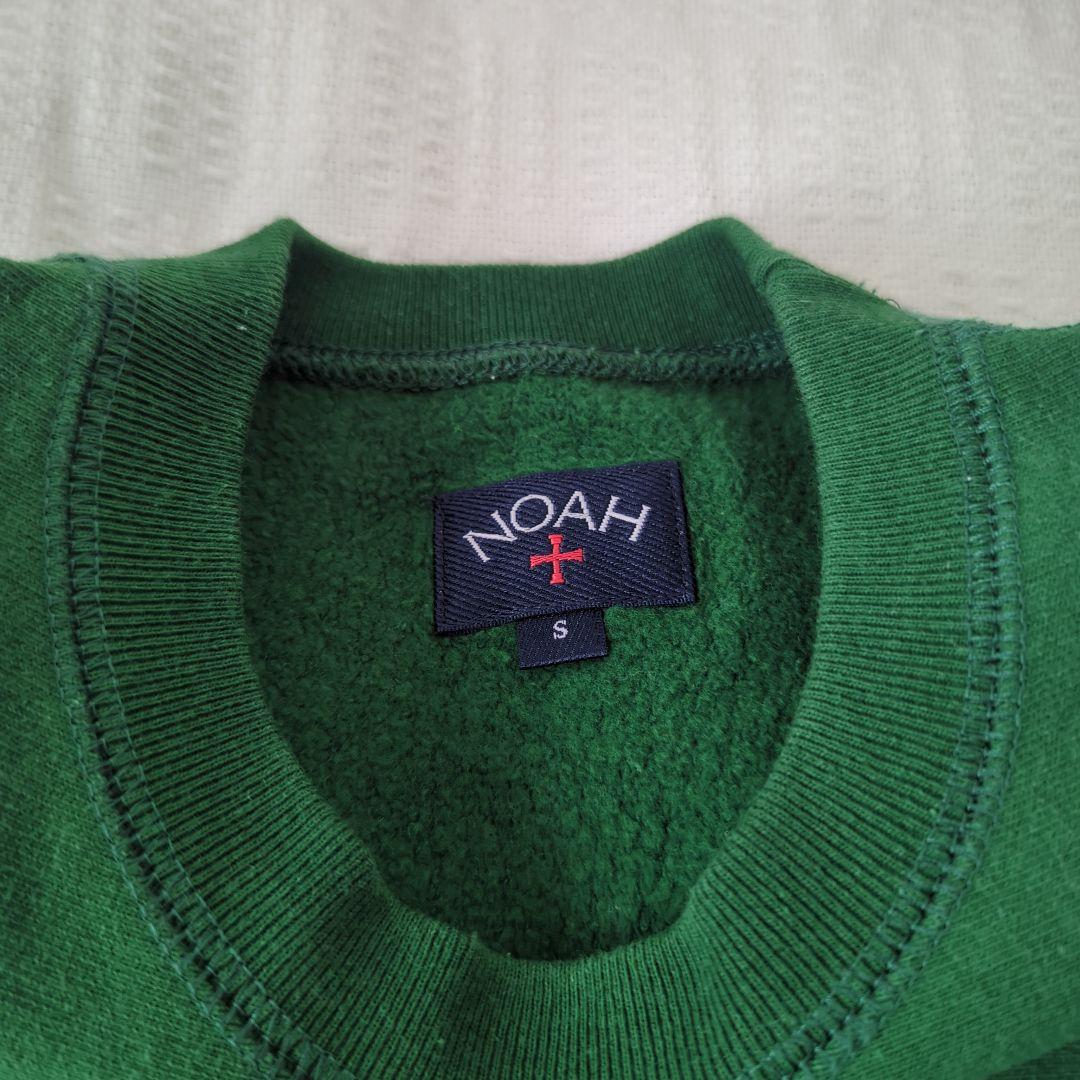 NOAH グリーン クルーネック トレーナー