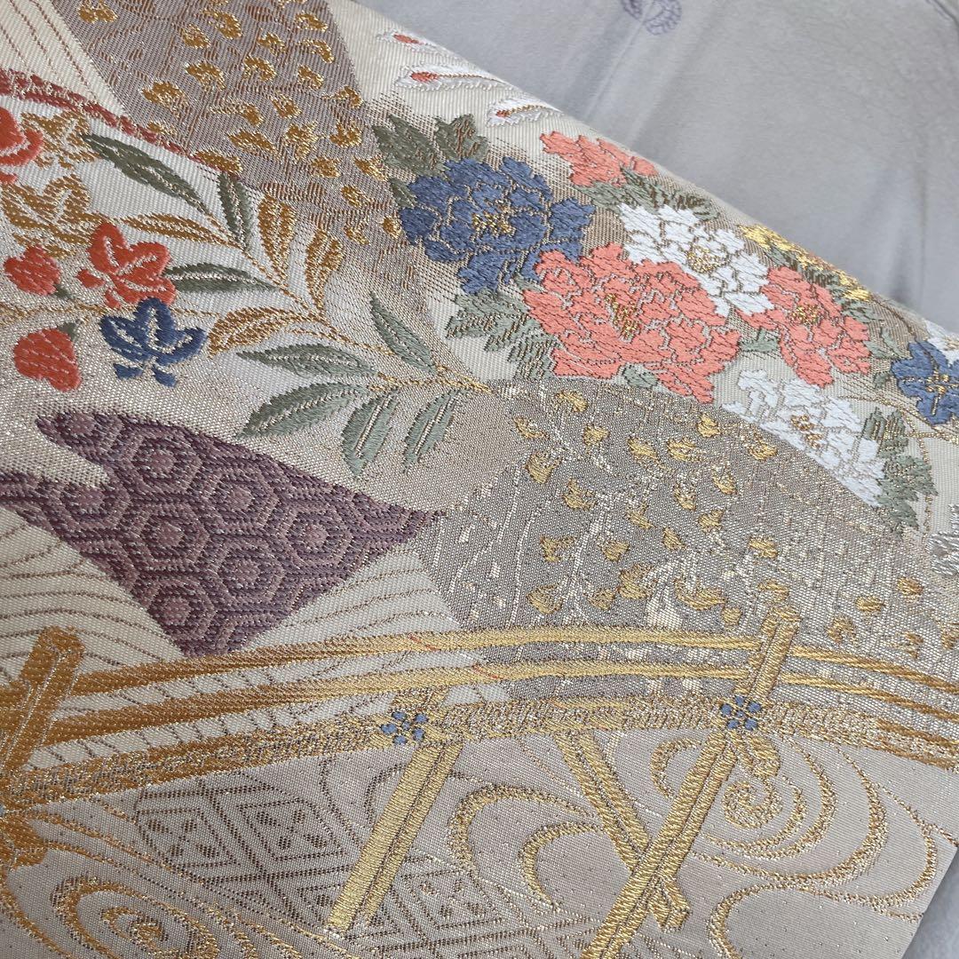 訪問着　フルセット　絞り　鹿の子絞り　金彩加工　着物　P4