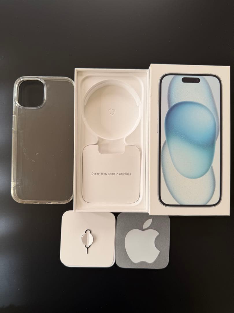 【美品】iPhone 15 ブルー 128GB SIMフリー