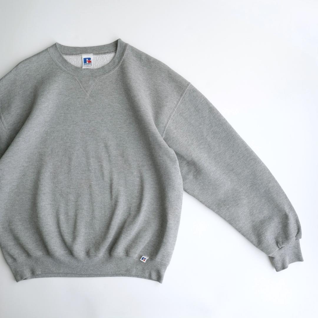 ラッセルアスレチック 00s メキシコ製 無地スウェット グレー L