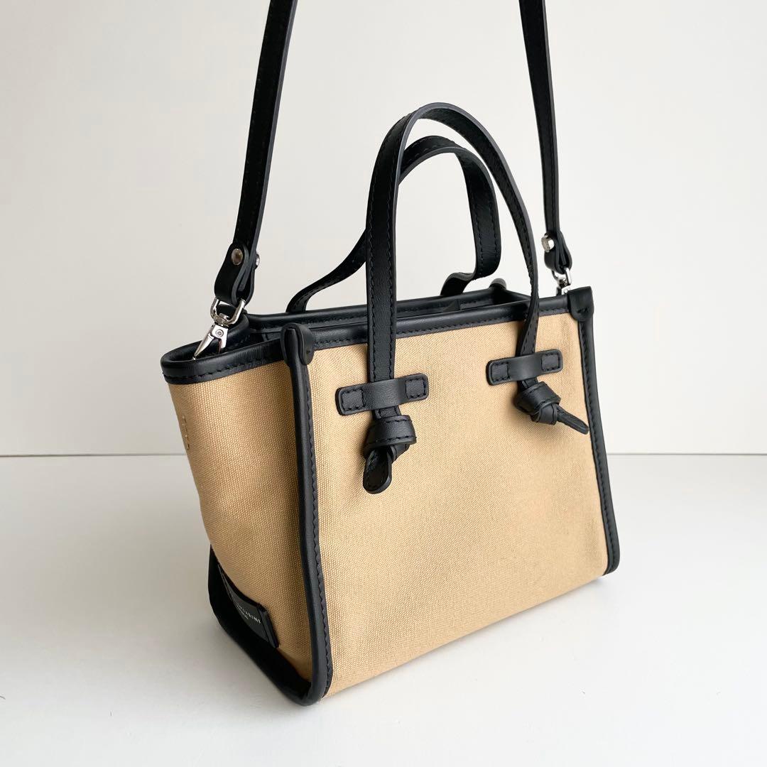 GIANNI CHIARINI ハンドバッグ ミス マルチェッラ カプチーノ