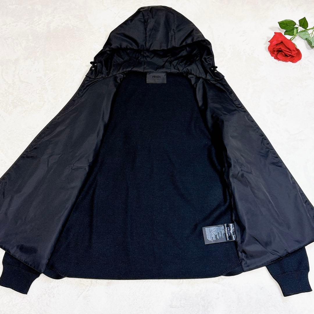 新品同様✨　PRADA ナイロン　ジャケット トライアングルプレート ブルゾン