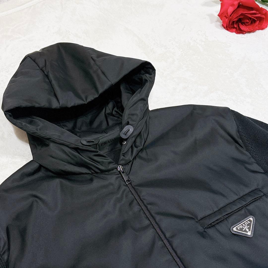新品同様✨　PRADA ナイロン　ジャケット トライアングルプレート ブルゾン
