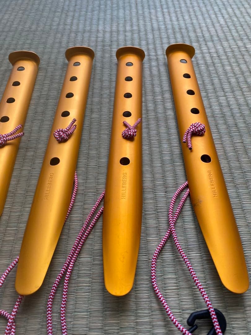 【未使用】Hilleberg ヒルバーグ　スノー&サンドペグ(6本)