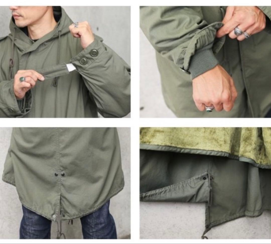 【美品】HOUSTON M-51パーカ モッズコート Sサイズ