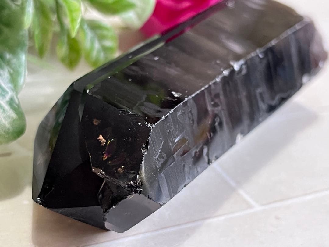 タントリックトリプレッツ✨　スモーキーレムリアンシード　クリスタル　原石　水晶