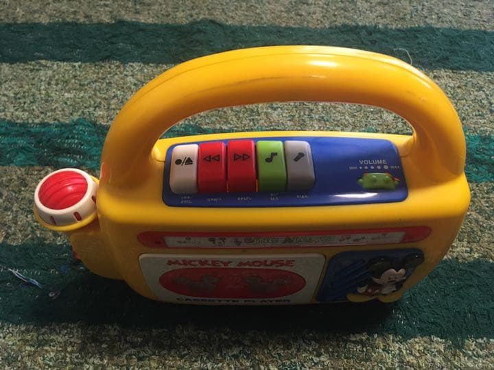 ツクダオリジナル ミッキーマウス ラジカセ SING ALONG