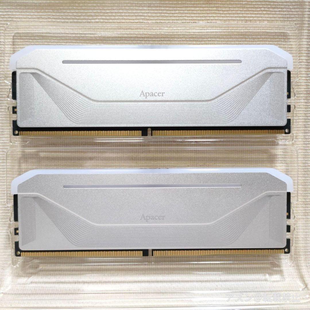 メモリー Apacer DDR5-6400 32GB NOX RGB DDR5AH5U3