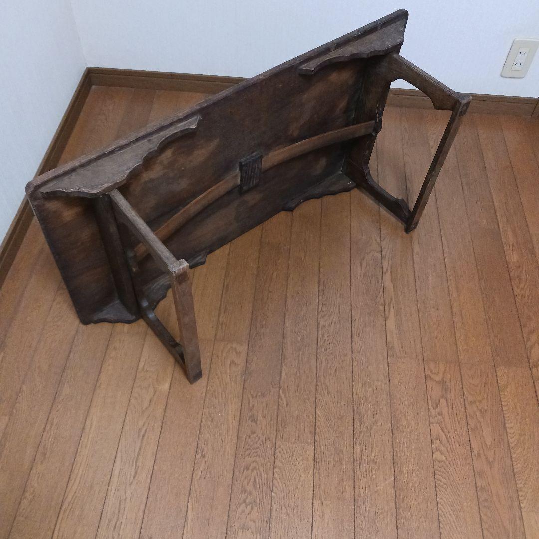 アンティーク寺子屋天神机　座机　古家具