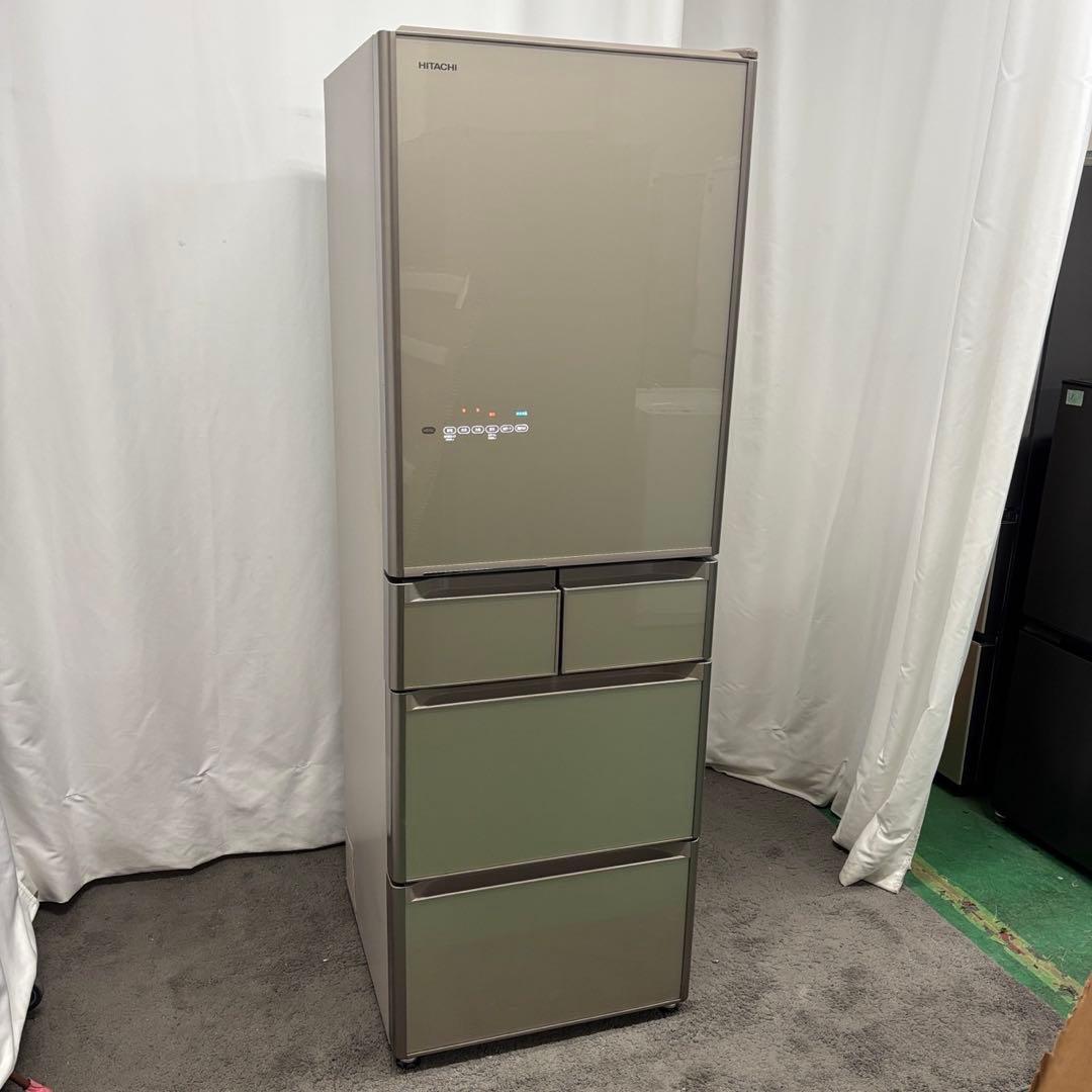 6⭕️冷蔵庫　日立　400-500ℓ　大型　右開き　真チル　安い　設置無料