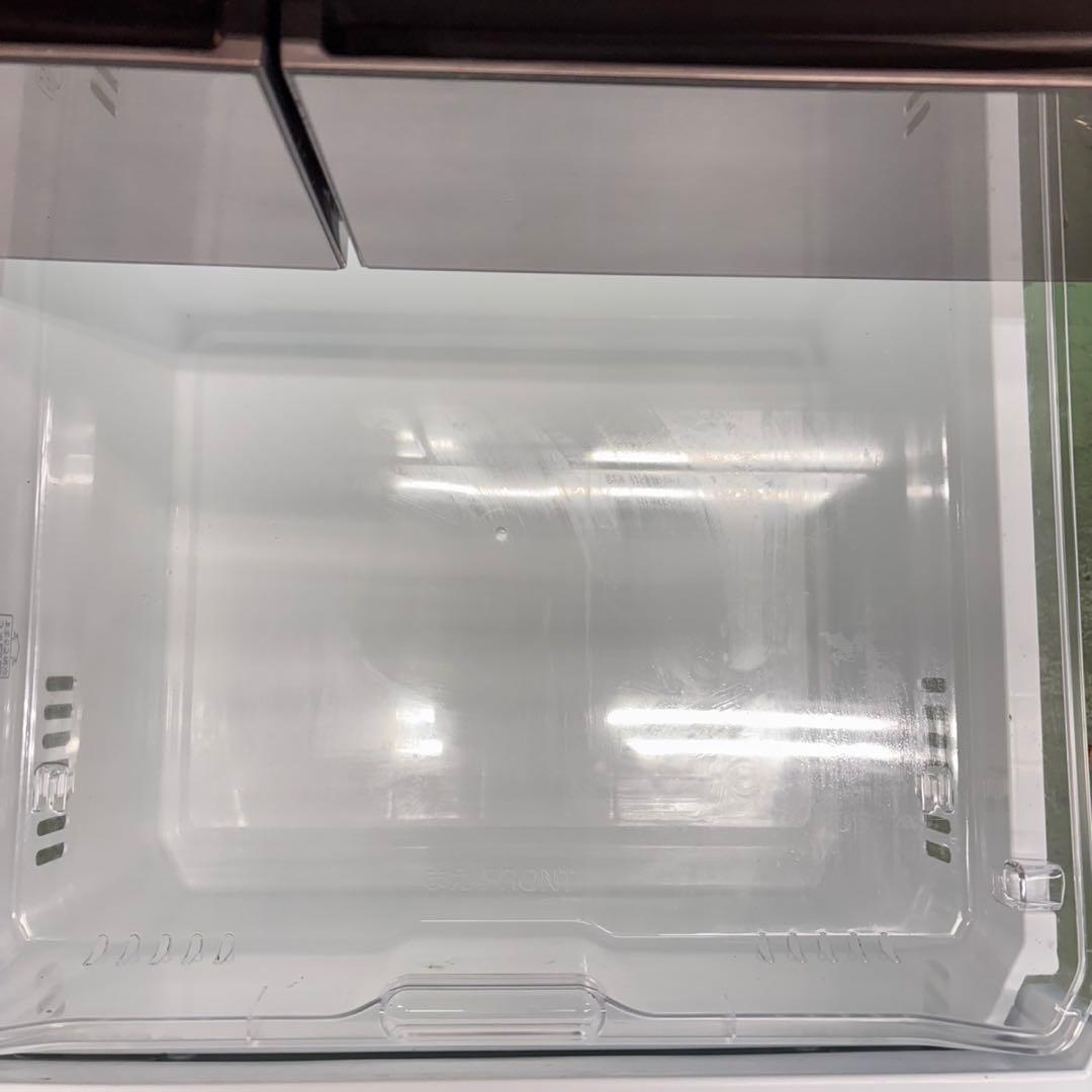 671 極美品　東芝　大型冷蔵庫　500L強　右開き　自動製氷　5ドア　ガラス