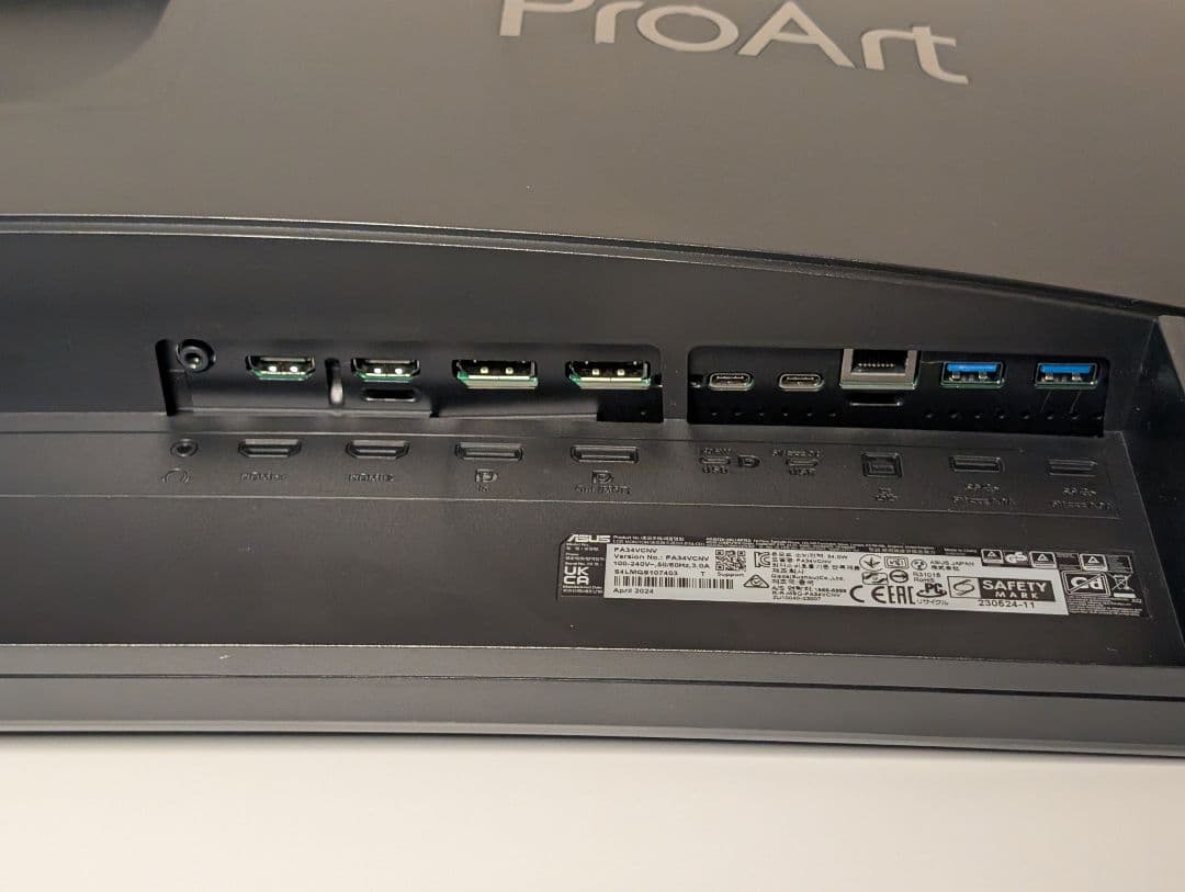 【送料込】ASUS ProArt PA34VCNV 34.1インチ