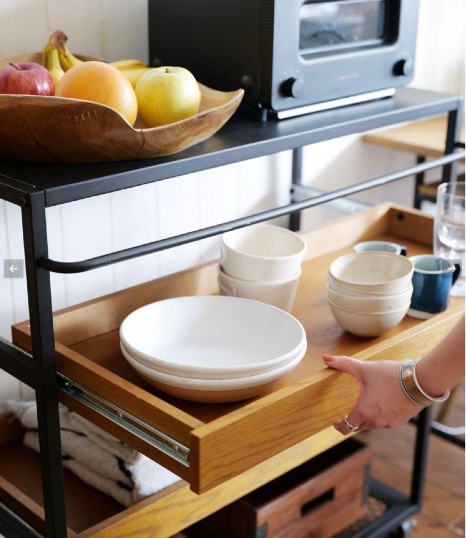 カ*レ様 ジャーナルスタンダードファニチャーサンクワゴンラックスチールラック 収