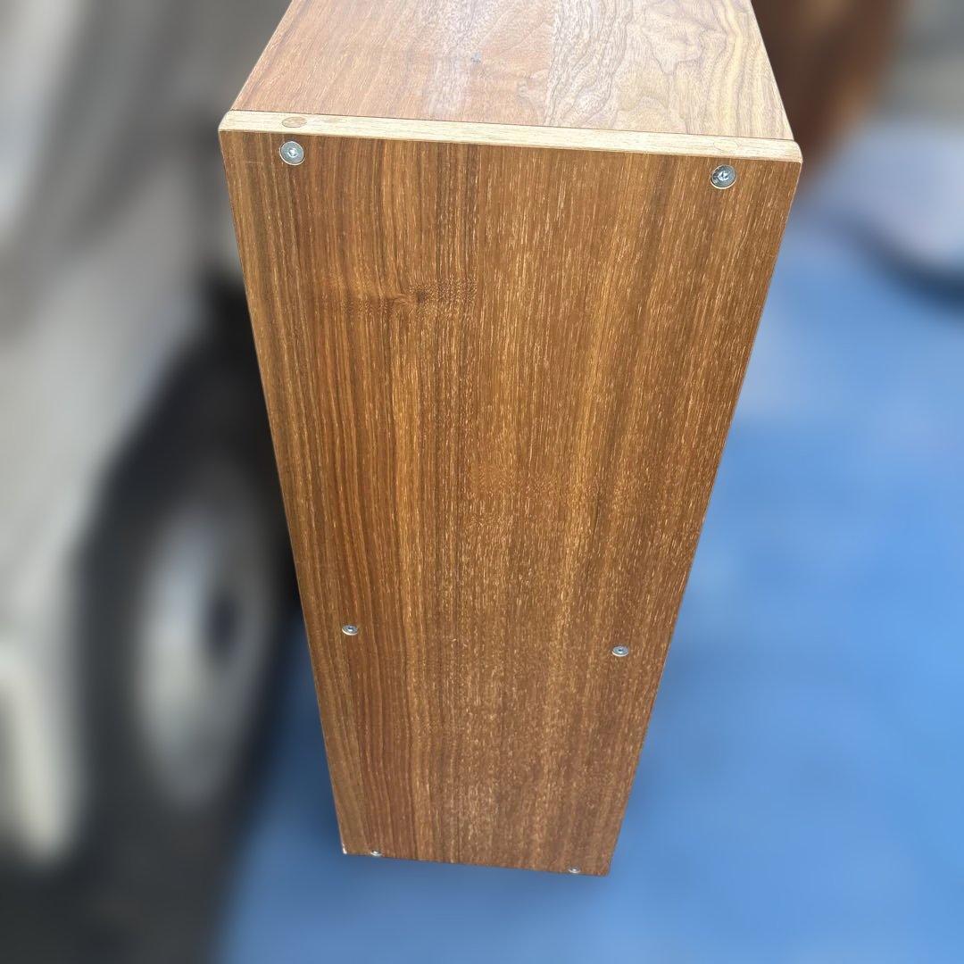 無印良品 MUJI スタッキングシェルフ ウォールナット 2段