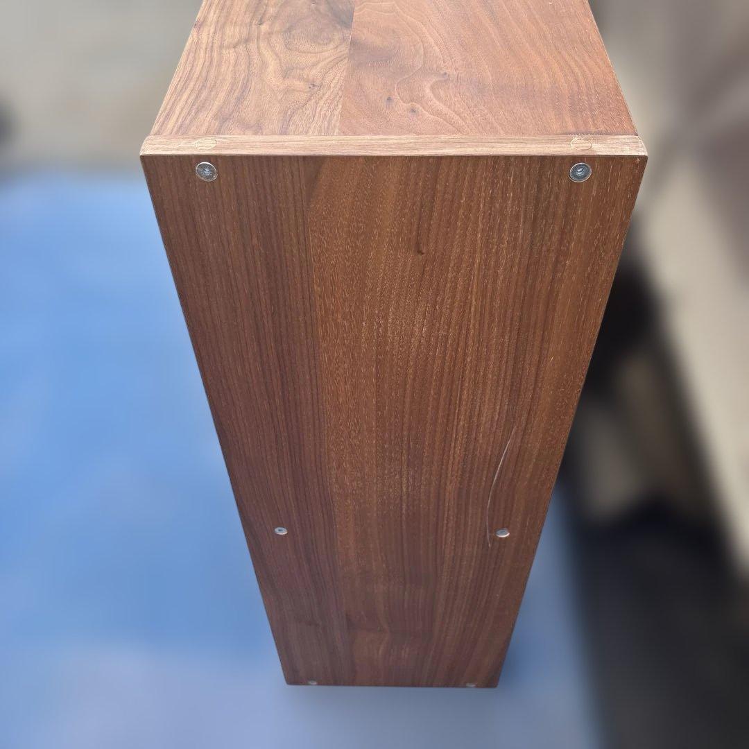 無印良品 MUJI スタッキングシェルフ ウォールナット 2段