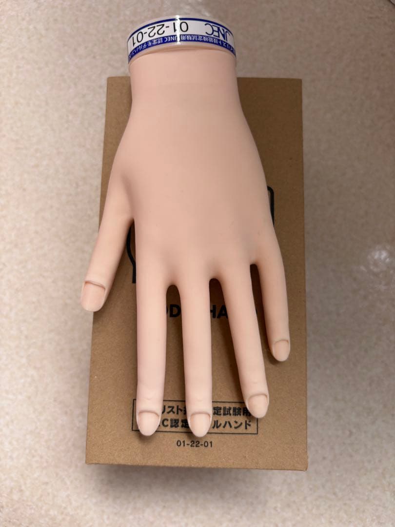 （両手）骨折なしJNEC認定モデルハンド ネイルアート用