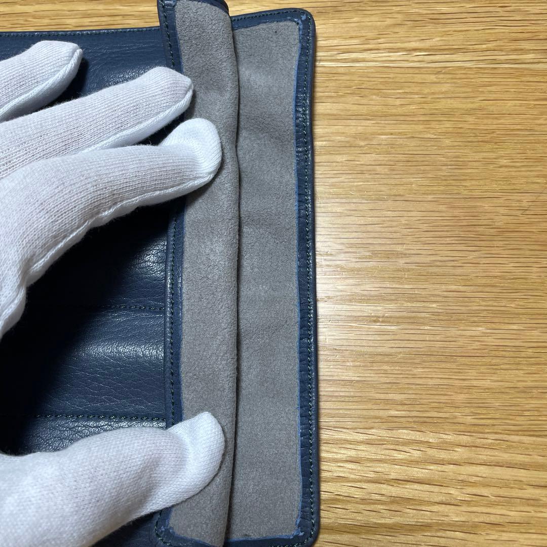 【希少限定カラー】ナガサワキップレザーロールペンケース5本差し北野坂ナイトブルー