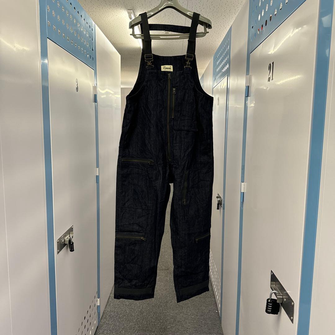 464クラブスタボーン　ダークデニム オーバーオール