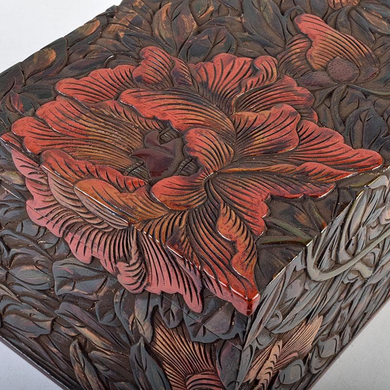 茶道具　讃岐彫　佳石作　茶箱　栄山作　茶碗など　九点一式　共箱　G　R9148B