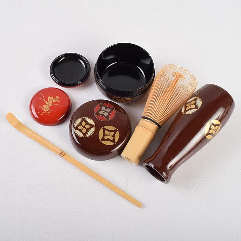 茶道具　讃岐彫　佳石作　茶箱　栄山作　茶碗など　九点一式　共箱　G　R9148B