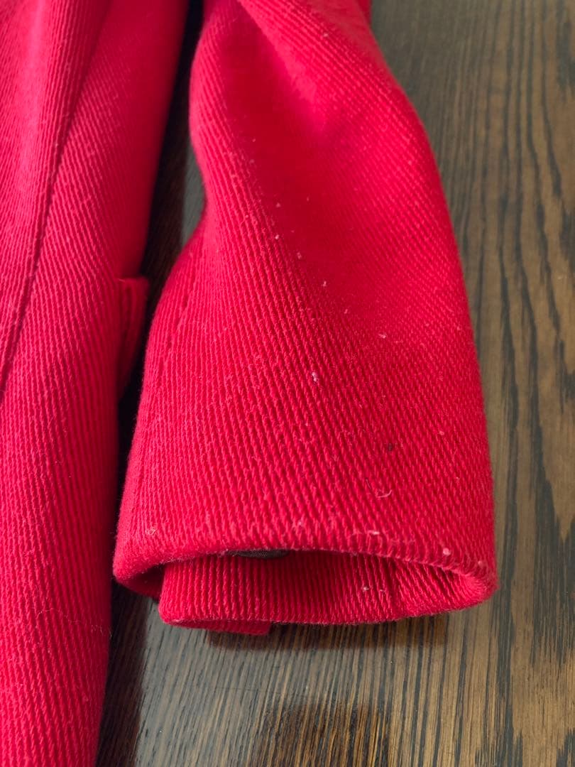 D&GDOLCHE&GABBANAROSSOピーコートmade in italy