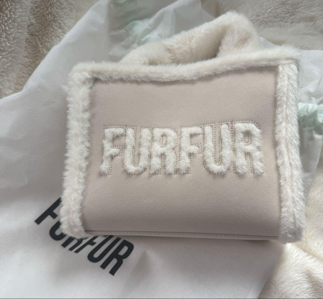 FURFUR ファーショルダーバッグ　トートバッグ