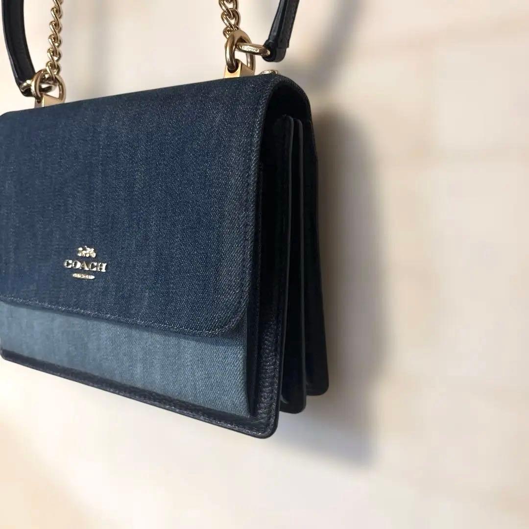 ベルガラキッドデビッド❣️COACH デニムショルダーバッグ