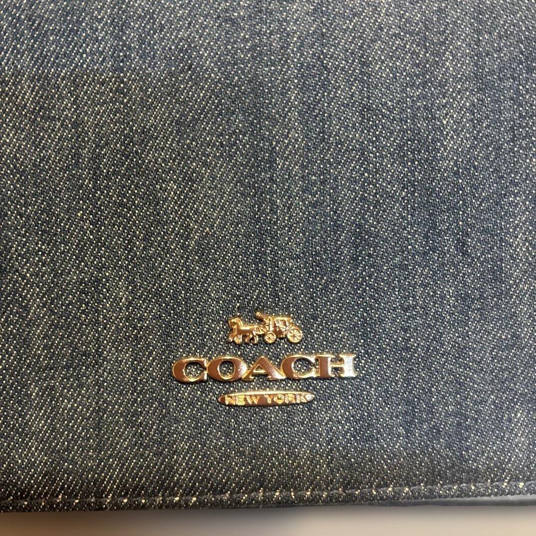 ベルガラキッドデビッド❣️COACH デニムショルダーバッグ