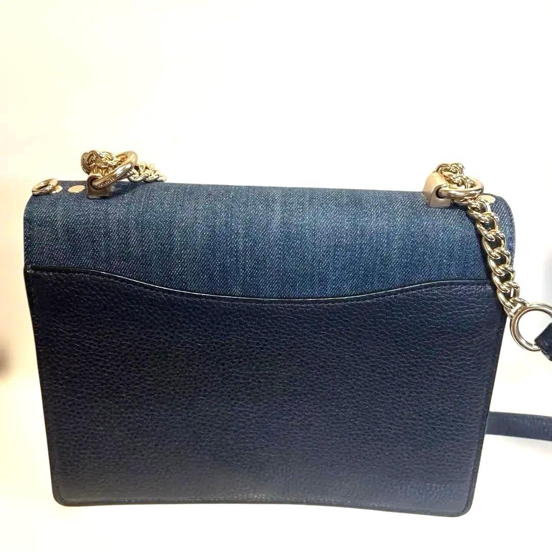ベルガラキッドデビッド❣️COACH デニムショルダーバッグ
