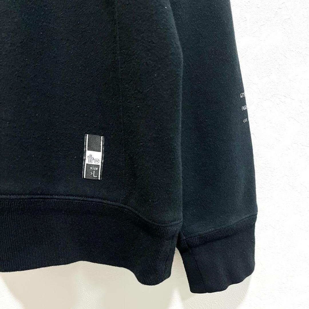 MONCLER × fragment design スウェット ブラック L