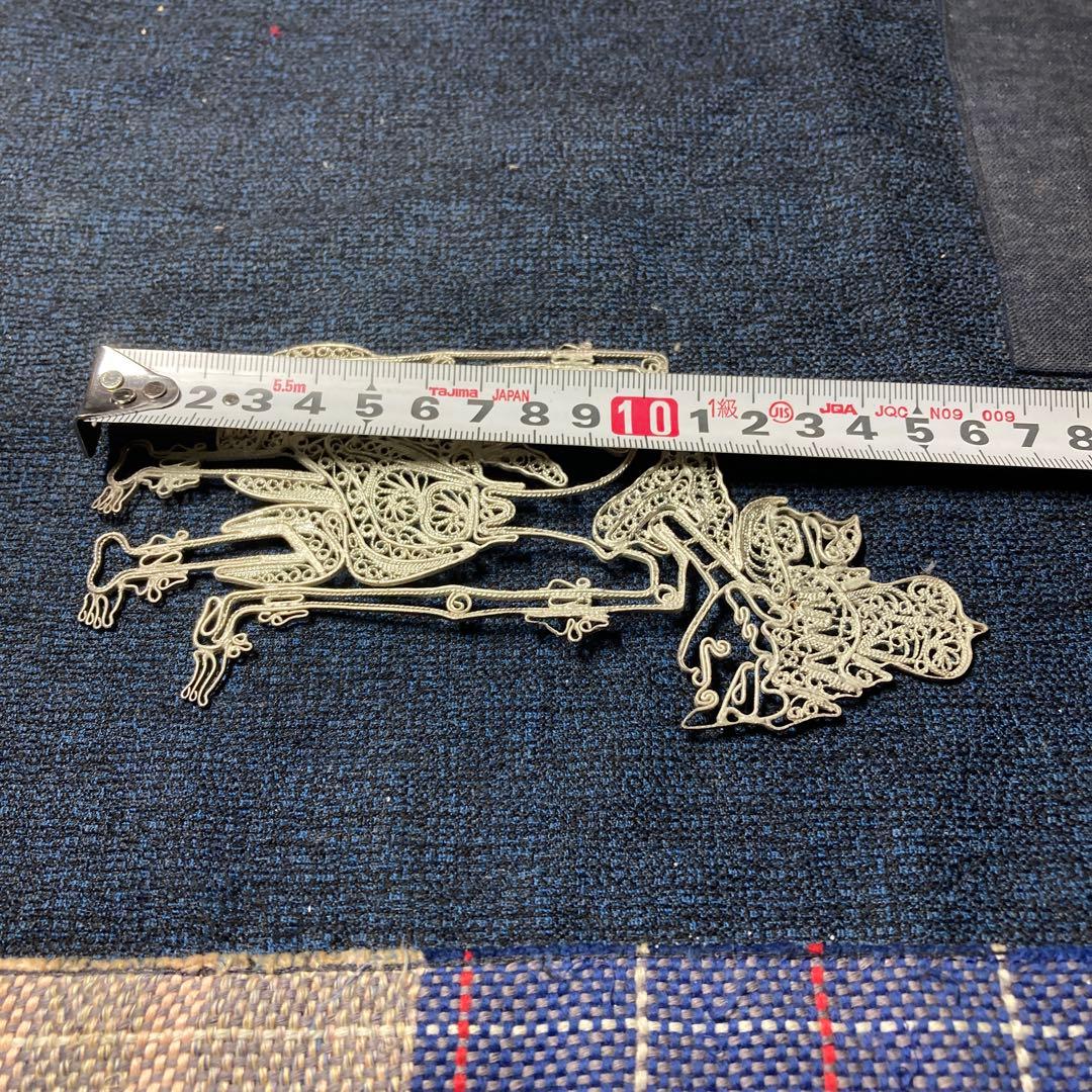 80年代( ´ ▽ ` )バリ島ブームの頃の銀細工925シルバー製のワヤン.クリ