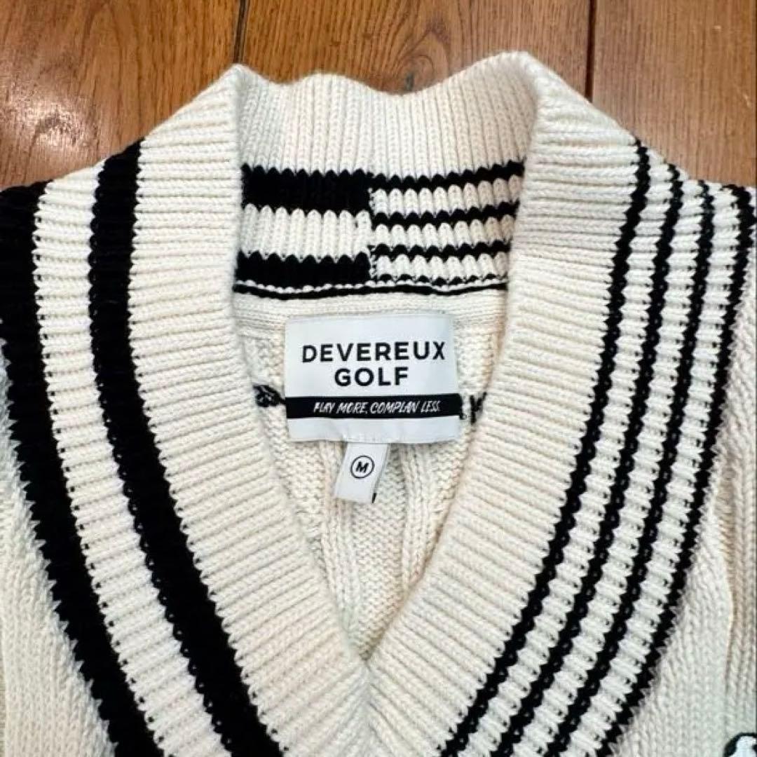 DEVERAUX GOLF デヴァローゴルフケーブルニットベスト