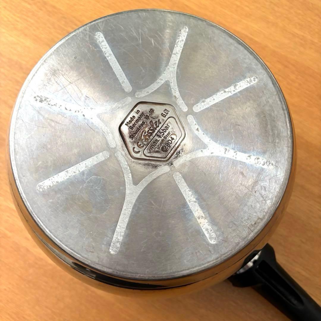 【Fissler】フィスラー ロイヤル ビタビット 圧力鍋 6L 蒸し器付き