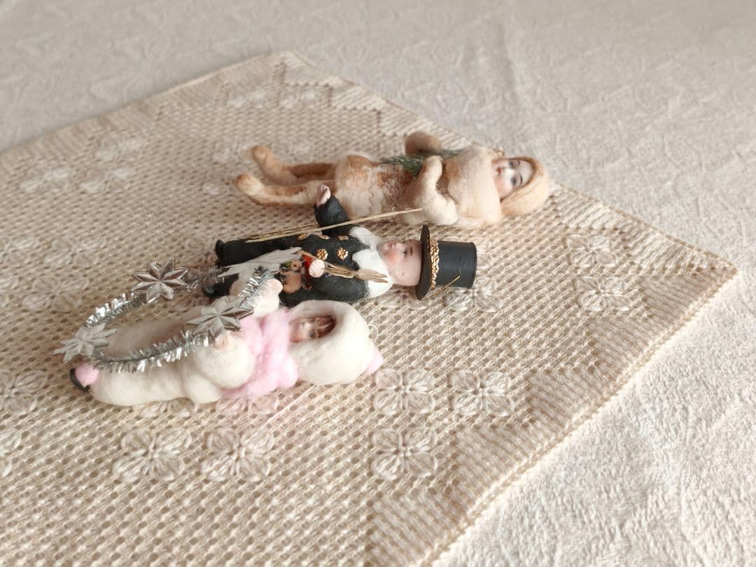 【ひまわり さま】christmas doll ୨୧ 星のシルバーリースと女の子