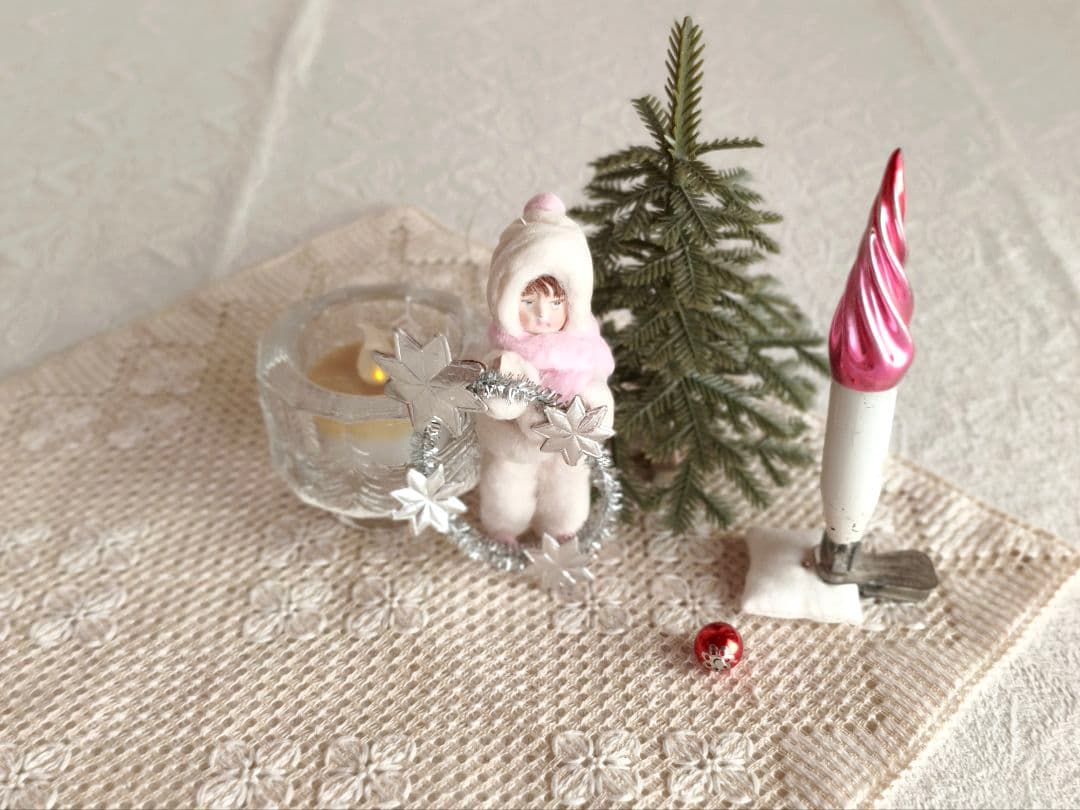 【ひまわり さま】christmas doll ୨୧ 星のシルバーリースと女の子