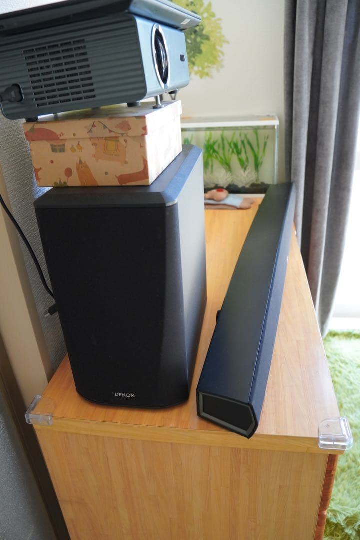 DENON DHT-S516サウンドバーとサブウーファー