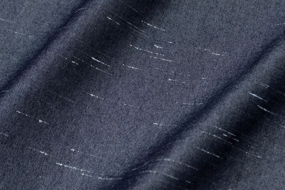 くるり デニム着物 DressSlub ブルー｜洗え る着物 単衣