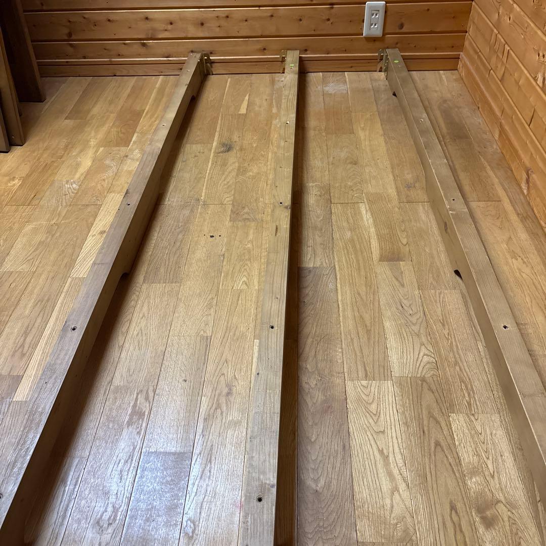 【送料込】CASA HILS 西海岸スタイル　ローベッド　ダブルサイズ